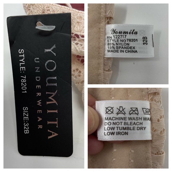 YouMita Underwear Style 78201 Size 32B Bra - A101 - Picture 10 of 10